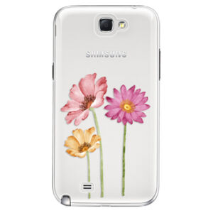 Plastové puzdro iSaprio - Three Flowers - Samsung Galaxy Note 2