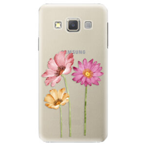 Plastové puzdro iSaprio - Three Flowers - Samsung Galaxy A7