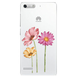 Plastové puzdro iSaprio - Three Flowers - Huawei Ascend G6