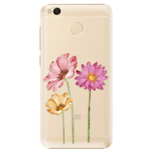 Plastové puzdro iSaprio - Three Flowers - Xiaomi Redmi 4X