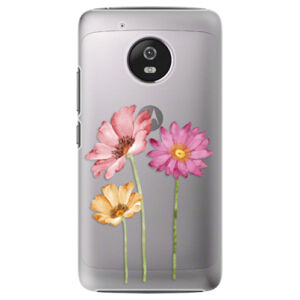 Plastové puzdro iSaprio - Three Flowers - Lenovo Moto G5
