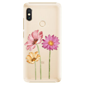 Plastové puzdro iSaprio - Three Flowers - Xiaomi Redmi Note 5