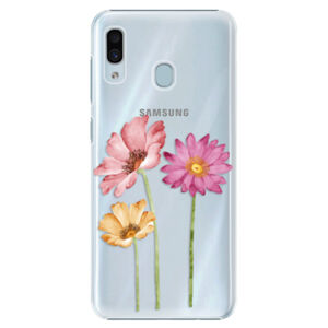 Plastové puzdro iSaprio - Three Flowers - Samsung Galaxy A30