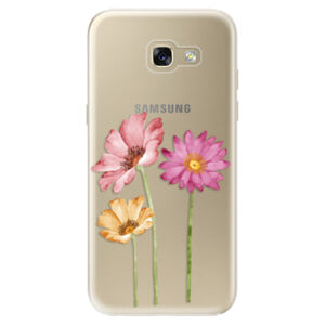 Odolné silikónové puzdro iSaprio - Three Flowers - Samsung Galaxy A5 2017