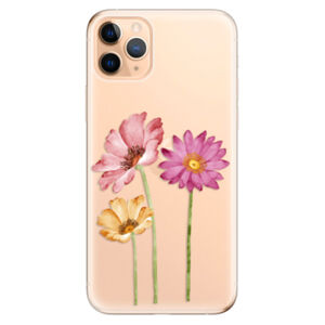 Odolné silikónové puzdro iSaprio - Three Flowers - iPhone 11 Pro Max