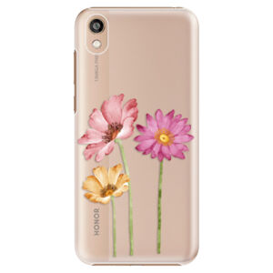 Plastové puzdro iSaprio - Three Flowers - Huawei Honor 8S