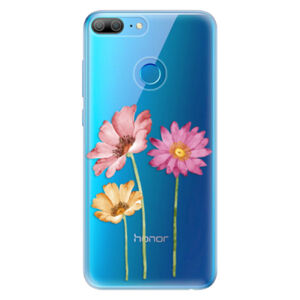 Odolné silikónové puzdro iSaprio - Three Flowers - Huawei Honor 9 Lite