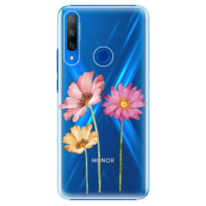 Plastové puzdro iSaprio - Three Flowers - Huawei Honor 9X