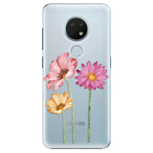 Plastové puzdro iSaprio - Three Flowers - Nokia 6.2