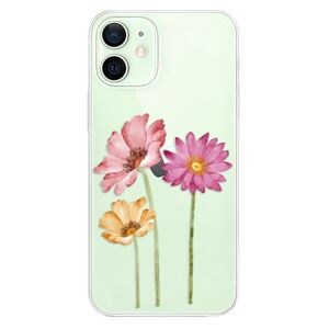 Odolné silikónové puzdro iSaprio - Three Flowers - iPhone 12