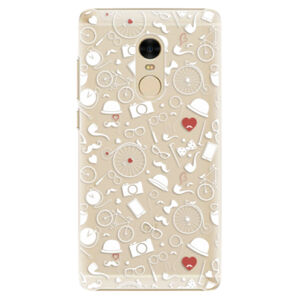 Plastové puzdro iSaprio - Vintage Pattern 01 - white - Xiaomi Redmi Note 4