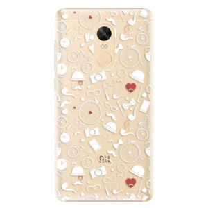 Plastové puzdro iSaprio - Vintage Pattern 01 - white - Xiaomi Redmi Note 4X