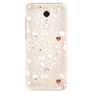 Plastové puzdro iSaprio - Vintage Pattern 01 - white - Xiaomi Redmi 5 Plus