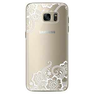 Plastové puzdro iSaprio - White Lace 02 - Samsung Galaxy S7