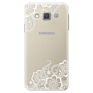 Plastové puzdro iSaprio - White Lace 02 - Samsung Galaxy A7