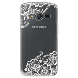 Plastové puzdro iSaprio - White Lace 02 - Samsung Galaxy Trend 2 Lite