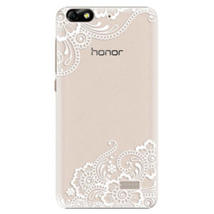 Plastové puzdro iSaprio - White Lace 02 - Huawei Honor 4C