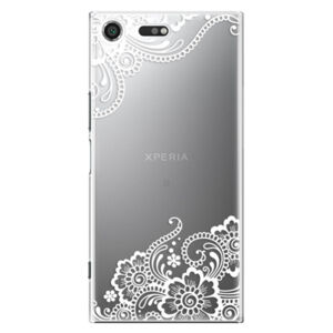 Plastové puzdro iSaprio - White Lace 02 - Sony Xperia XZ Premium