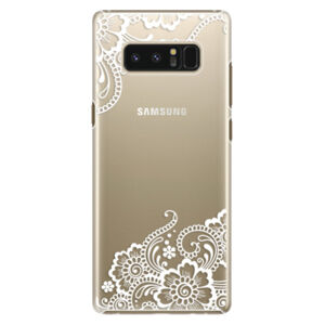 Plastové puzdro iSaprio - White Lace 02 - Samsung Galaxy Note 8