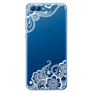 Plastové puzdro iSaprio - White Lace 02 - Huawei Honor View 10