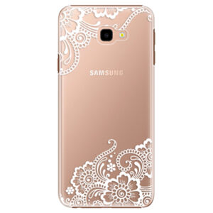 Plastové puzdro iSaprio - White Lace 02 - Samsung Galaxy J4+