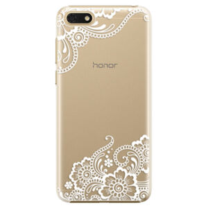 Plastové puzdro iSaprio - White Lace 02 - Huawei Honor 7S