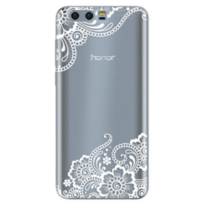 Silikónové puzdro iSaprio - White Lace 02 - Huawei Honor 9
