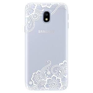 Silikónové puzdro iSaprio - White Lace 02 - Samsung Galaxy J3 2017