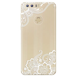 Odolné silikónové puzdro iSaprio - White Lace 02 - Huawei Honor 8