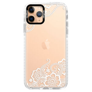 Silikónové puzdro Bumper iSaprio - White Lace 02 - iPhone 11 Pro