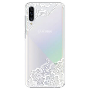 Plastové puzdro iSaprio - White Lace 02 - Samsung Galaxy A30s