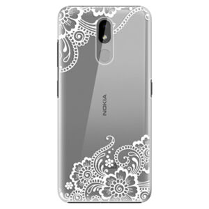 Plastové puzdro iSaprio - White Lace 02 - Nokia 3.2