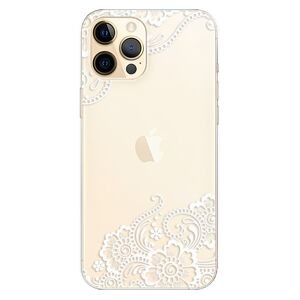 Odolné silikónové puzdro iSaprio - White Lace 02 - iPhone 12 Pro Max