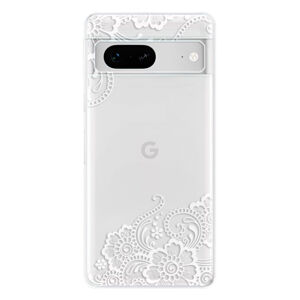 Odolné silikónové puzdro iSaprio - White Lace 02 - Google Pixel 7 5G