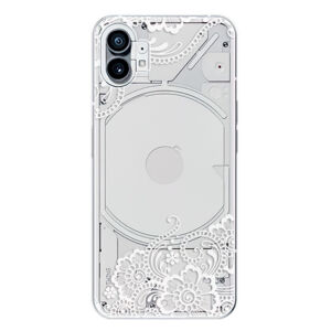Odolné silikónové puzdro iSaprio - White Lace 02 - Nothing Phone (1)