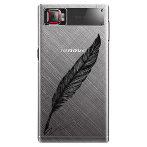 Plastové puzdro iSaprio - Writing By Feather - black - Lenovo Z2 Pro