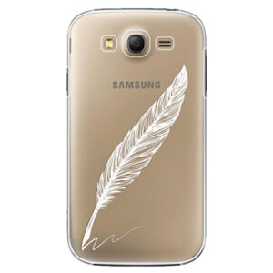 Plastové puzdro iSaprio - Writing By Feather - white - Samsung Galaxy Grand Neo Plus