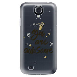 Plastové puzdro iSaprio - You Are Awesome - black - Samsung Galaxy S4