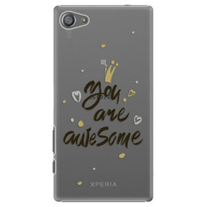 Plastové puzdro iSaprio - You Are Awesome - black - Sony Xperia Z5 Compact