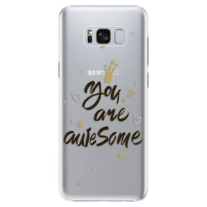 Plastové puzdro iSaprio - You Are Awesome - black - Samsung Galaxy S8