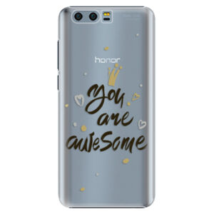 Plastové puzdro iSaprio - You Are Awesome - black - Huawei Honor 9
