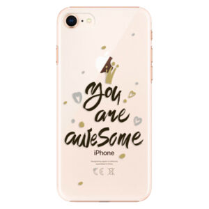 Plastové puzdro iSaprio - You Are Awesome - black - iPhone 8