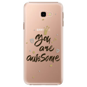 Plastové puzdro iSaprio - You Are Awesome - black - Samsung Galaxy J4+