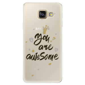 Silikónové puzdro iSaprio - You Are Awesome - black - Samsung Galaxy A5 2016