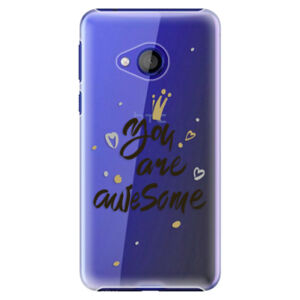 Plastové puzdro iSaprio - You Are Awesome - black - HTC U Play