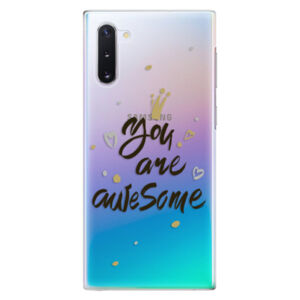 Plastové puzdro iSaprio - You Are Awesome - black - Samsung Galaxy Note 10