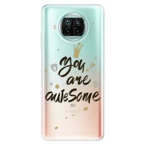 Odolné silikónové puzdro iSaprio - You Are Awesome - black - Xiaomi Mi 10T Lite