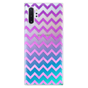 Odolné silikónové puzdro iSaprio - Zigzag - purple - Samsung Galaxy Note 10+