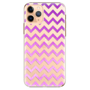 Plastové puzdro iSaprio - Zigzag - purple - iPhone 11 Pro