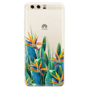 Silikónové puzdro iSaprio - Exotic Flowers - Huawei P10